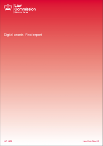 Digital Assets: Final Report